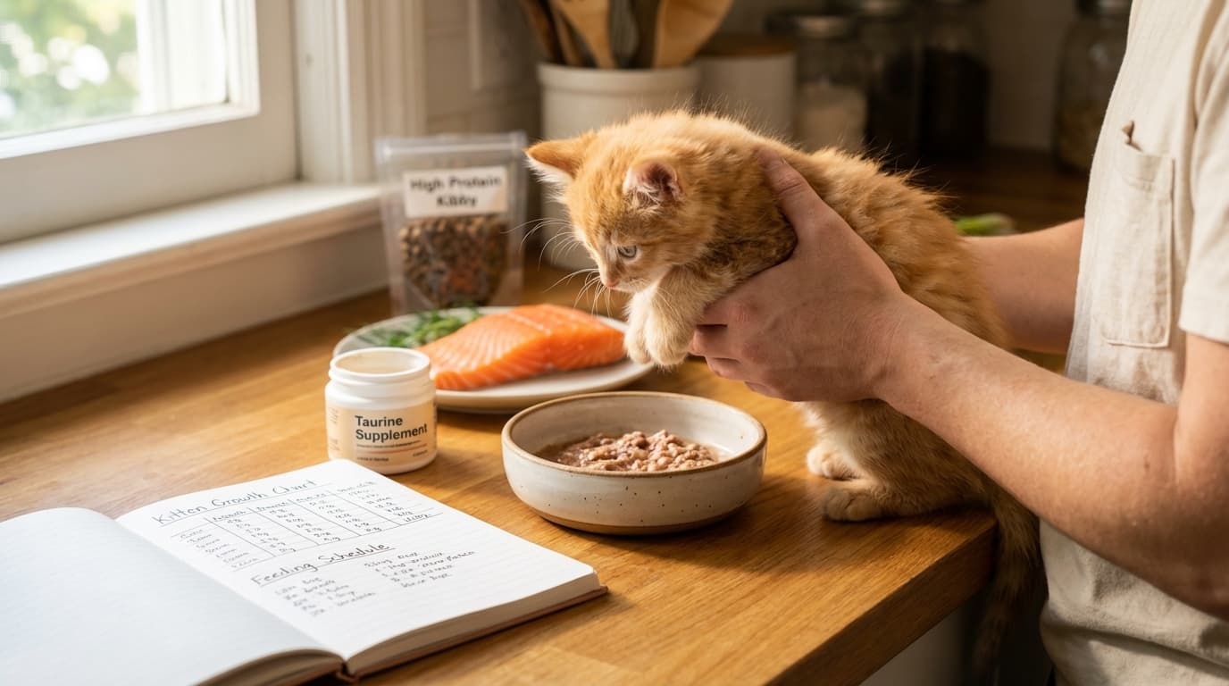 Feeding Your Tiny Tiger: What Actually Matters for Kitten Growth