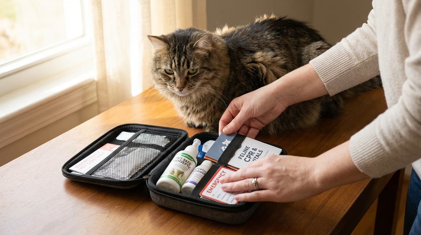 Saving Your Cat’s Life: The Emergency Kit List and Skills You Actually Need