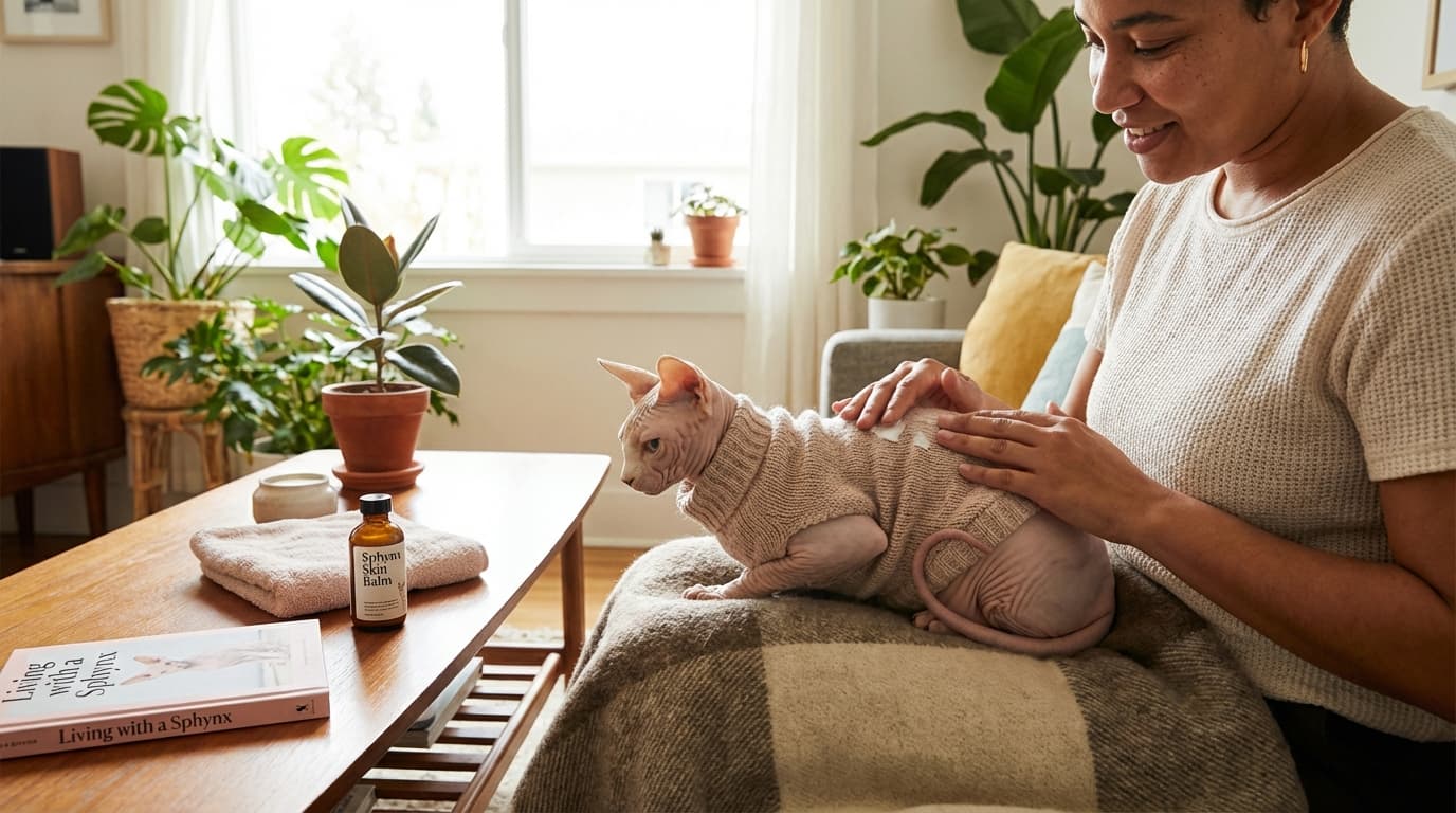 Living With a Sphynx: The Truth About Skin Care, Sweaters, and Snuggles