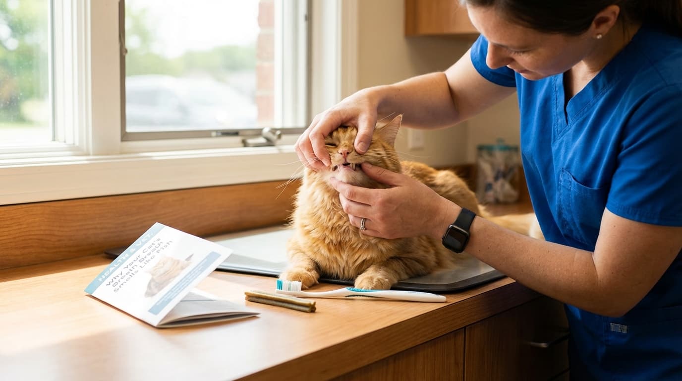 Why Your Cat's Breath Smells Like Fish (and Other Dental Red Flags)