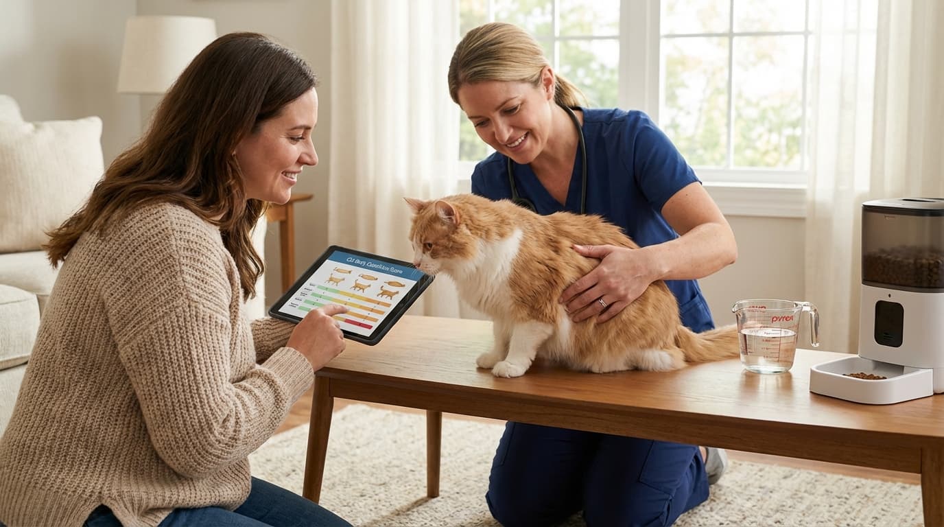 Is Your Cat Just Fluffy? How to Use the Cat Body Condition Score at Home
