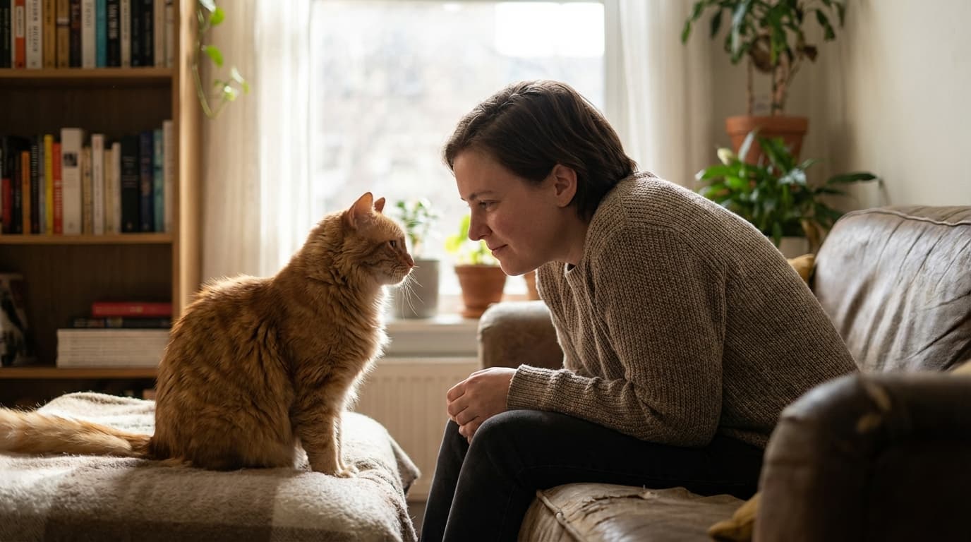 What Your Cat Is Actually Saying With Those Stares (and How to Talk Back)