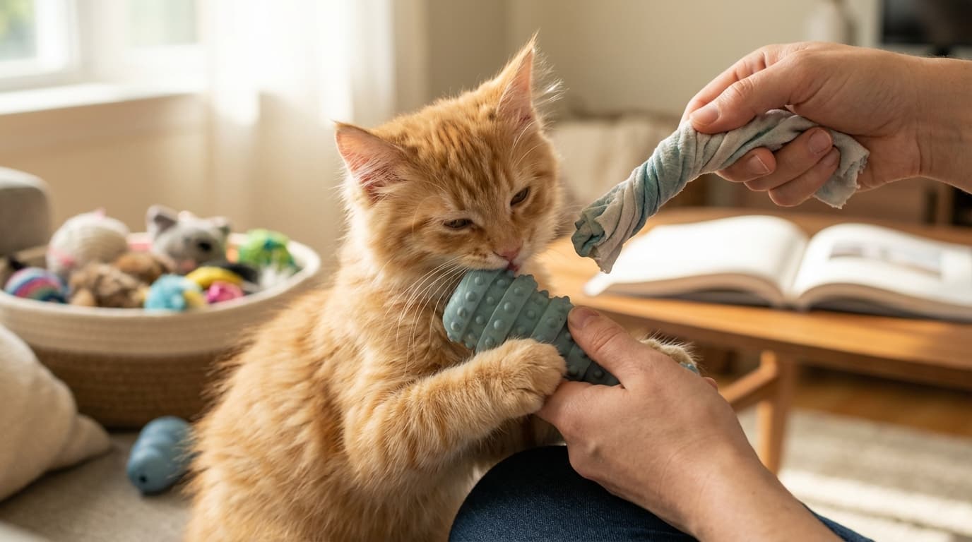 Why Your Kitten is Biting Everything (And How to Help Their Sore Gums)