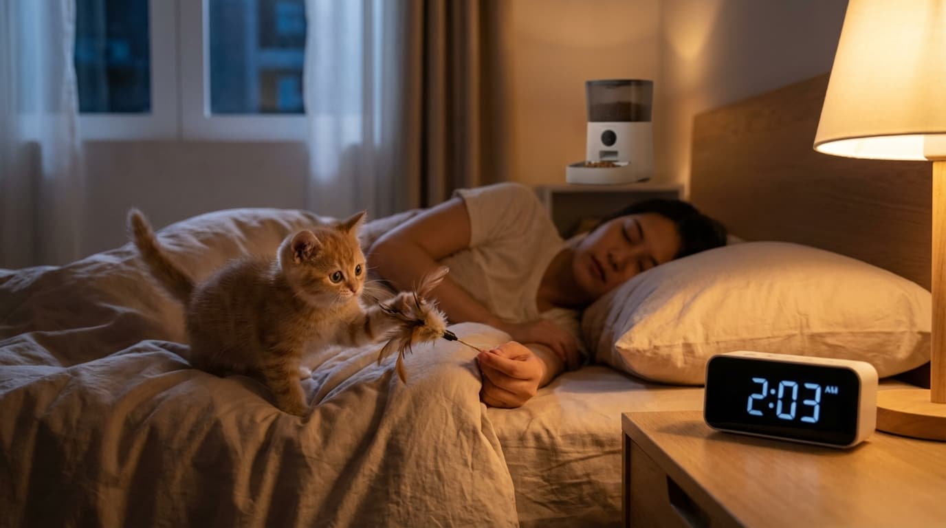 Why Your Kitten Goes Wild at 2 AM (and How to Get Your Sleep Back)