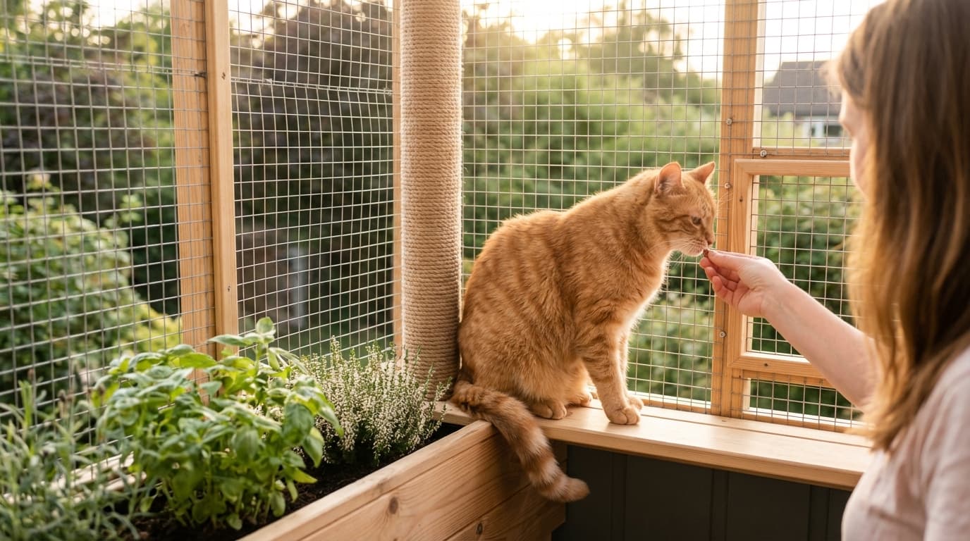 How to Give Your Indoor Cat a Safe Taste of the Wild (Without the Stress)