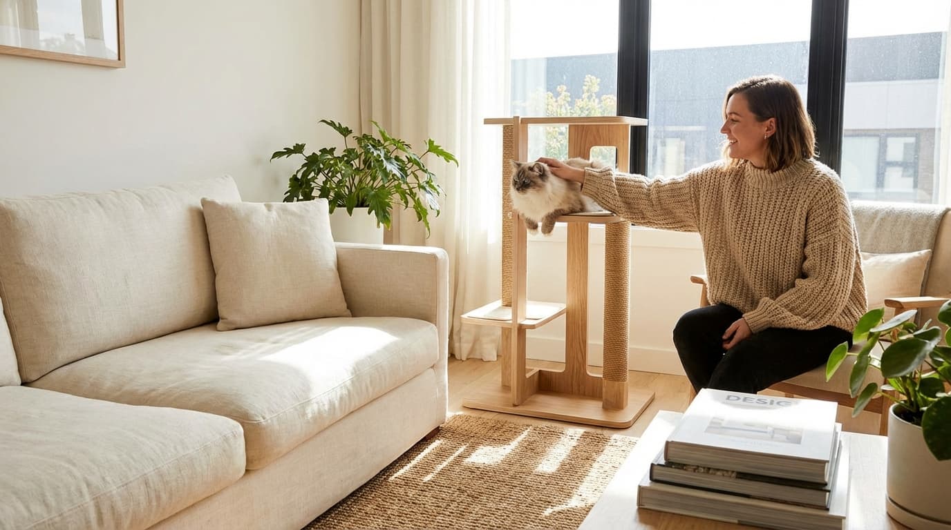 Your Living Room Doesn't Have to Look Like a Giant Scratching Post