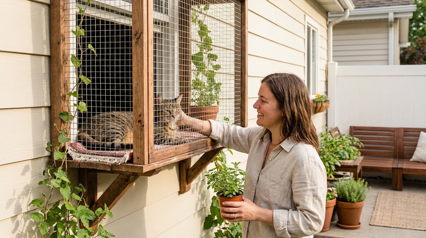 Give Your Cat the Great Outdoors: A Simple Guide to DIY Catios and Window Boxes