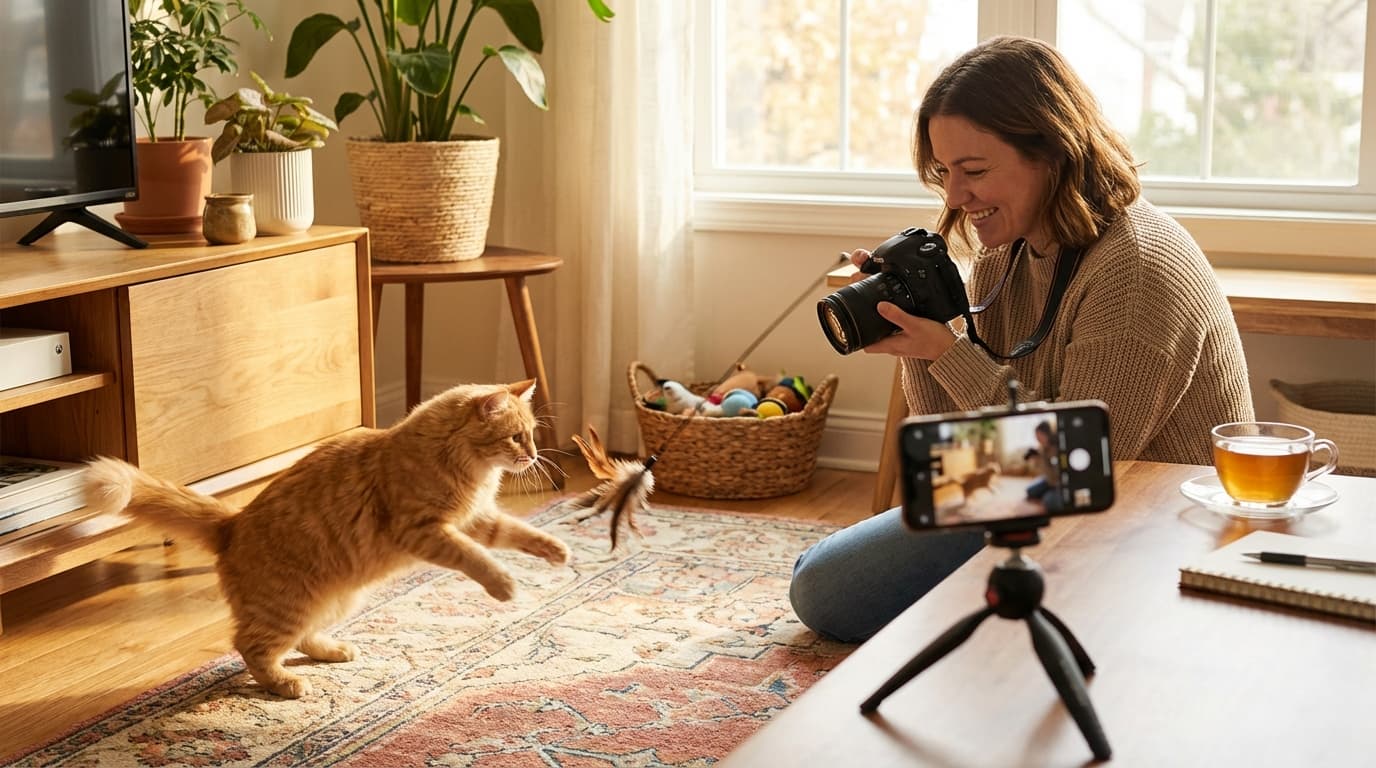 How to Take Better Cat Photos Without the Stress (Even if They Won't Sit Still)