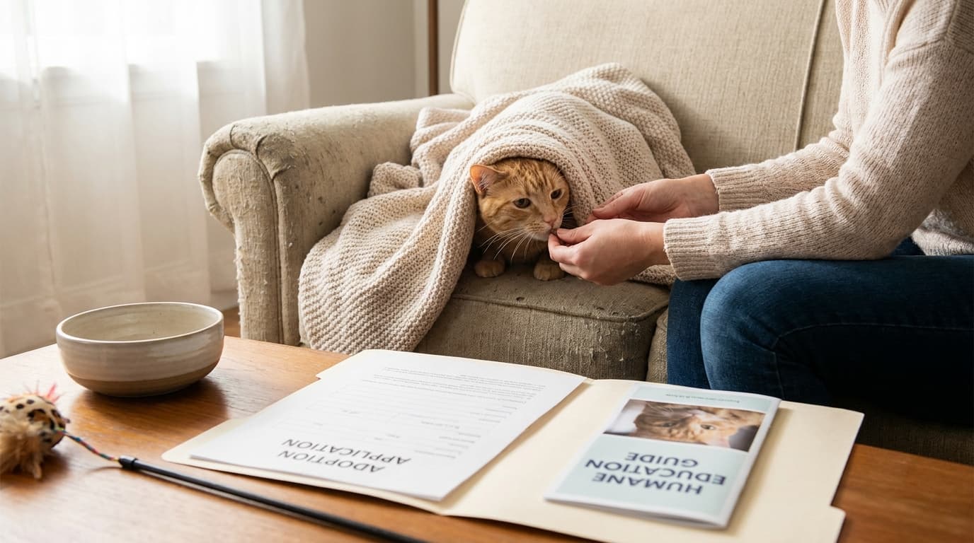 Cat Adoption: How to Handle the Requirements and Win Over a Shy Kitty