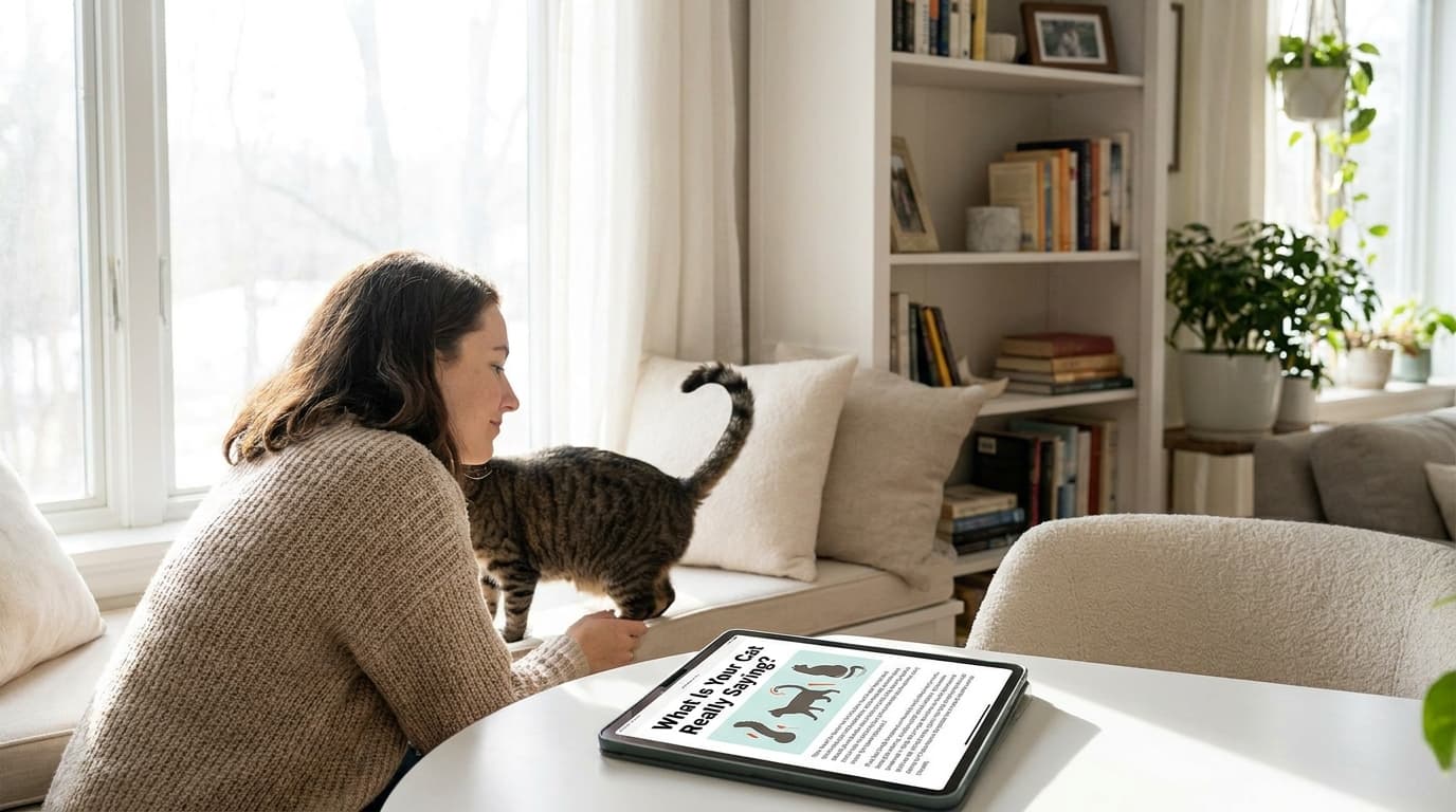 What Is Your Cat Really Saying? Decoding Tails, Nips, and Mood Swings