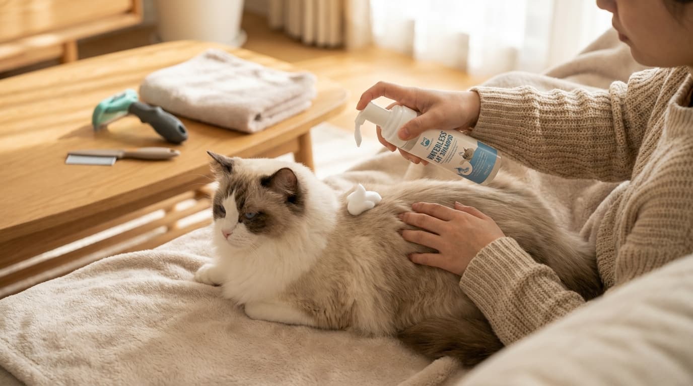 Why Your Cat Hates Baths and How Waterless Shampoo Changes Everything