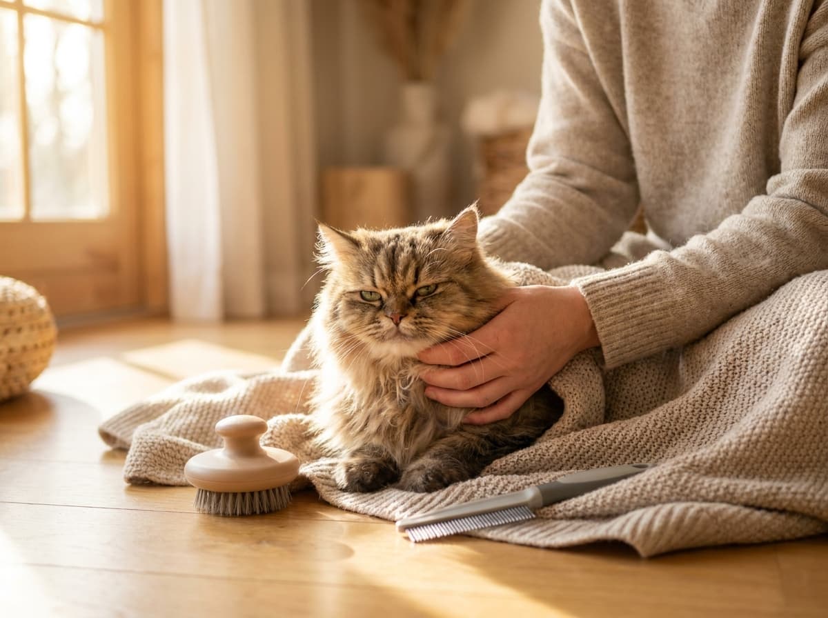 How to Groom a Cat That Bites Me and Handle Matted Fur Safely