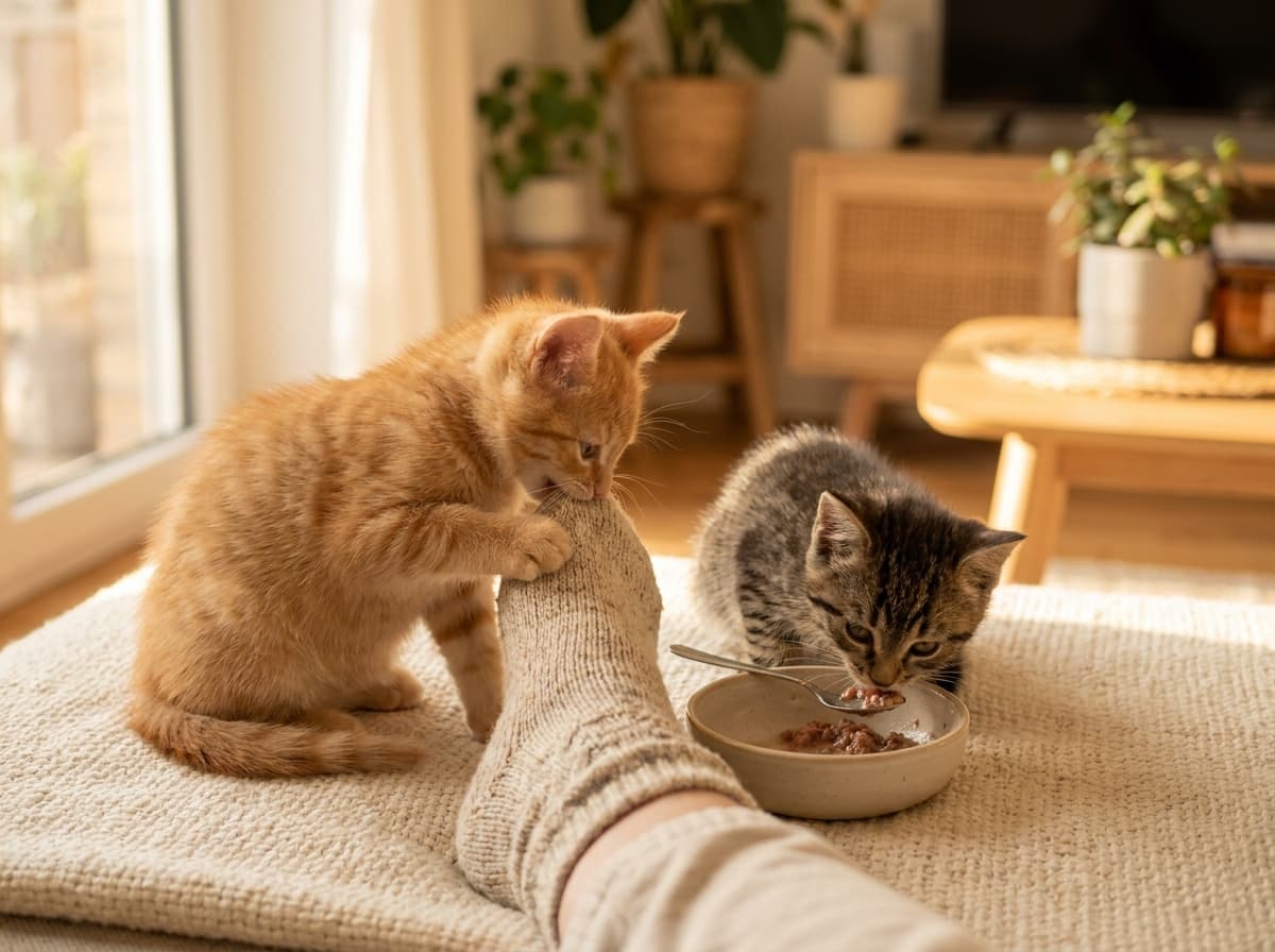 Best Wet Food for Young Kittens, First Vaccinations, and Why They Bite